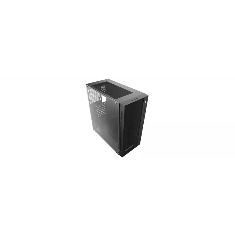 Caixa de PC DeepCool Matrexx 55 Mesh Midi Tower preto — ATX, vidro temperado, suporta ventoinhas de 120/140 mm