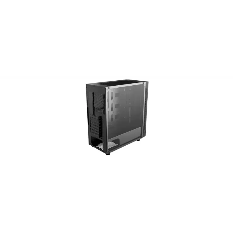 Caixa de PC DeepCool Matrexx 55 Mesh Midi Tower preto — ATX, vidro temperado, suporta ventoinhas de 120/140 mm