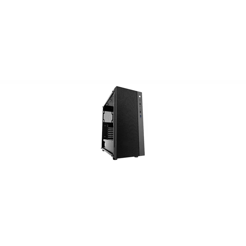Caixa de PC DeepCool Matrexx 55 Mesh Midi Tower preto — ATX, vidro temperado, suporta ventoinhas de 120/140 mm