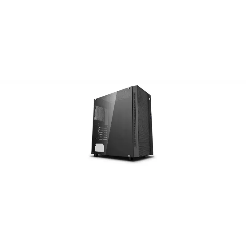 Caixa de PC DeepCool Matrexx 55 Mesh Midi Tower preto — ATX, vidro temperado, suporta ventoinhas de 120/140 mm