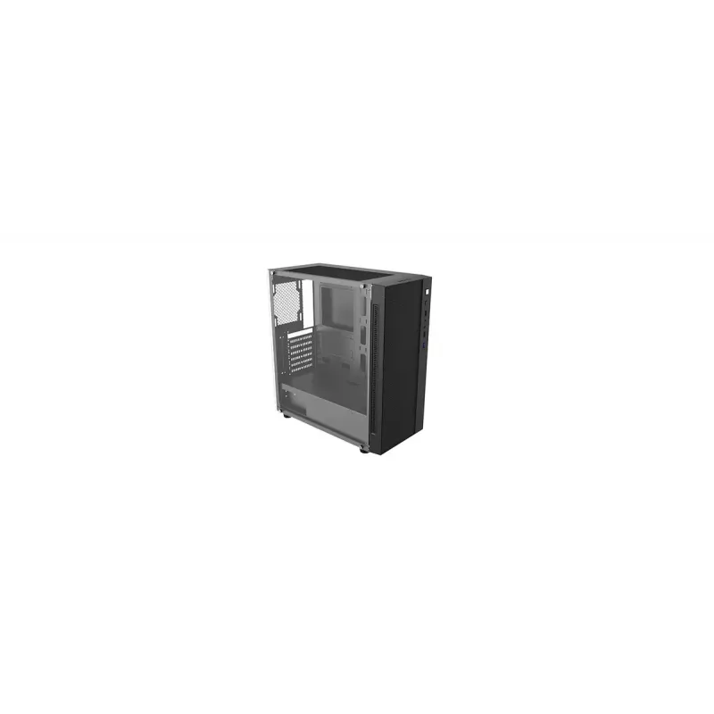 Caixa de PC DeepCool Matrexx 55 Mesh Midi Tower preto — ATX, vidro temperado, suporta ventoinhas de 120/140 mm