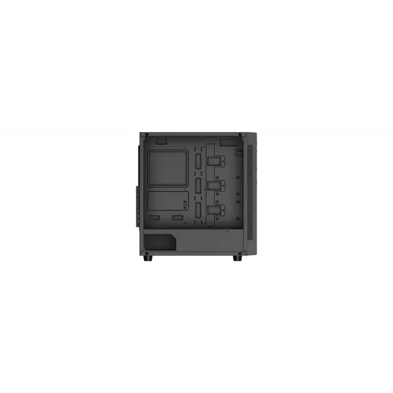 Caixa de PC DeepCool Matrexx 55 Mesh Midi Tower preto — ATX, vidro temperado, suporta ventoinhas de 120/140 mm