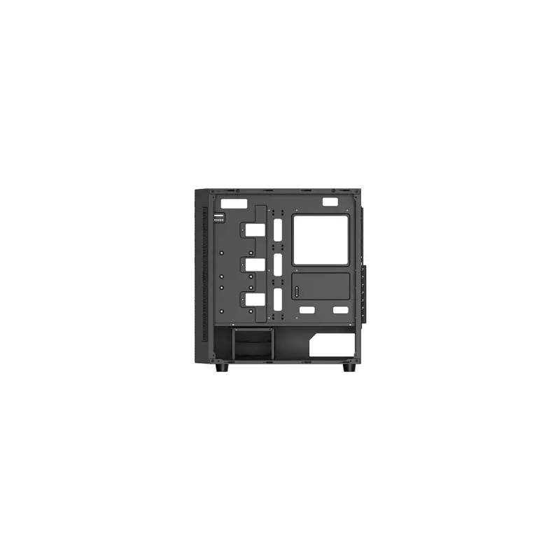 Caixa de PC DeepCool Matrexx 55 Mesh Midi Tower preto — ATX, vidro temperado, suporta ventoinhas de 120/140 mm