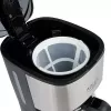 Máquina de café de filtro Adler AD 4407, 550 W, jarra de 0,7 L, prateado/preto, semiautomática