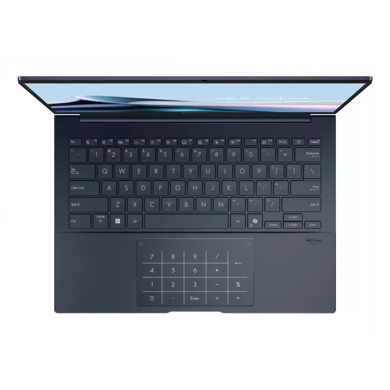 Portátil ASUS Zenbook 14 OLED UX3405CA-PZ217W Intel Core Ultra 7 255H 35,6 cm (14 polegadas) Ecrã tátil WUXGA 32 GB LPDDR5x-SDRAM 1 TB SSD Wi-Fi 7 (802.11be) Windows 11 Home Azul