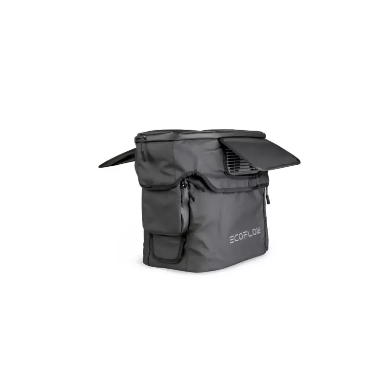 Bolsa de transporte EcoFlow BMR330 para estação de energia portátil, preto, capa de proteção resistente