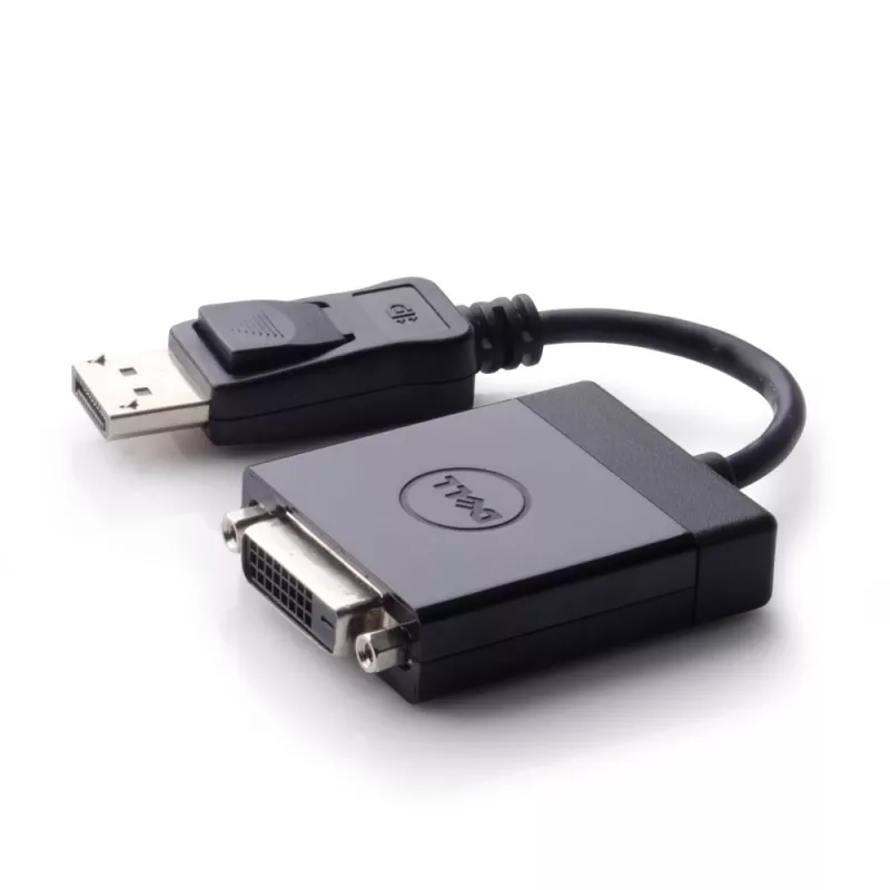 DELL 470-ABEO Adaptador de cabo de vídeo DisplayPort DVI Preto