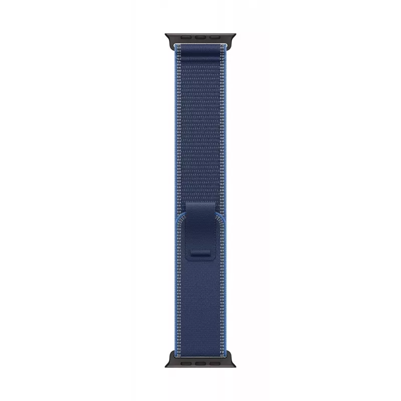 APPLE 49 mm Trail Loop Blue/Bright Blue – S/M – Acabamento em titânio preto