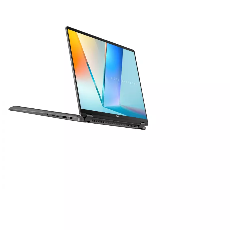 Portátil híbrido 2-em-1 ASUS Vivobook 16 Flip TP3607SH-RJ013W — Intel Core Ultra 7 258V, ecrã tátil 16 polegadas 3K, 16 GB LPDDR5x, 512 GB SSD, NVIDIA GeForce RTX 5050, WIN11 Home, cinzento
