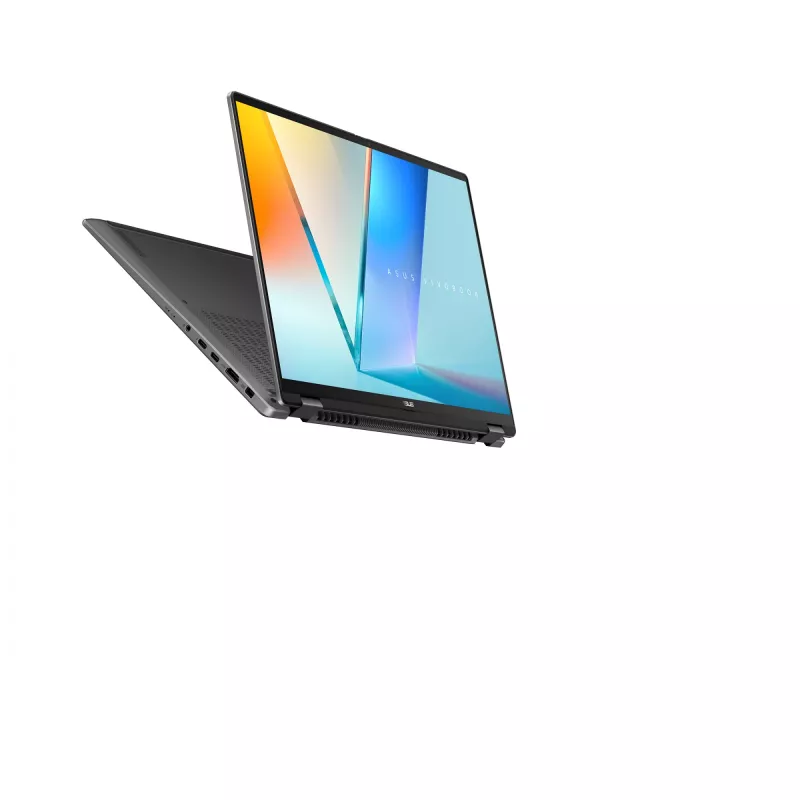 Portátil híbrido 2-em-1 ASUS Vivobook 16 Flip TP3607SH-RJ013W — Intel Core Ultra 7 258V, ecrã tátil 16 polegadas 3K, 16 GB LPDDR5x, 512 GB SSD, NVIDIA GeForce RTX 5050, WIN11 Home, cinzento