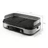 Placa de grelhar elétrica Philips HD6222/90 2400 W Preto Aço inoxidável