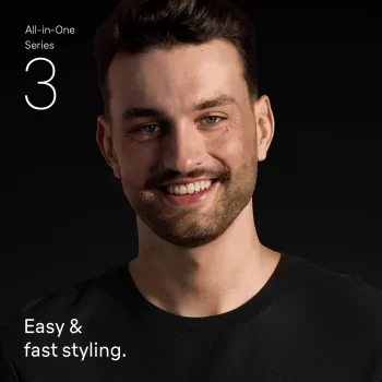 Braun AIO3560 Máquina de cortar cabelo/Aparador Preto 14 Níquel-hidreto metálico (NiMH)