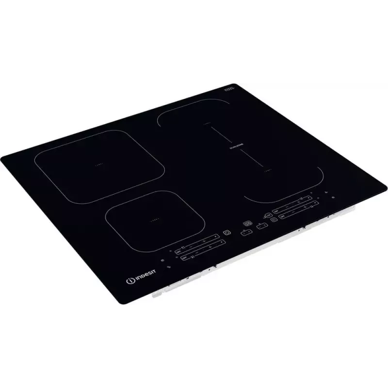 Indesit IB 65B60 NE Placa de indução de encastre 59 cm Preto 4 zona(s)