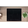 Indesit IB 65B60 NE Placa de indução de encastre 59 cm Preto 4 zona(s)