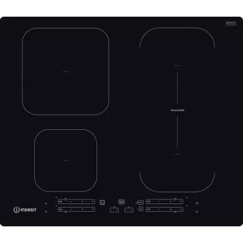 Indesit IB 65B60 NE Placa de indução de encastre 59 cm Preto 4 zona(s)