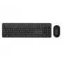 Conjunto de teclado e rato sem fios ASUS CW100 — layout US, preto, teclado QWERTY tamanho completo, rato 1600 DPI