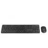 Conjunto de teclado e rato sem fios ASUS CW100 — layout US, preto, teclado QWERTY tamanho completo, rato 1600 DPI