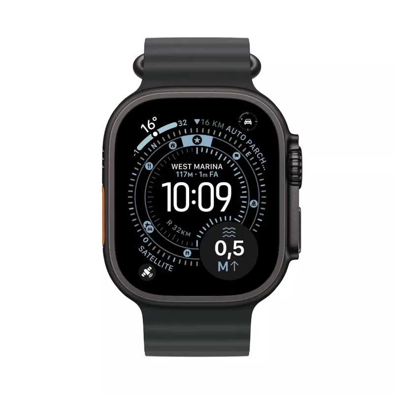 Smartwatch Apple Watch Ultra 3 GPS + Cellular 49mm caixa Black Titanium com Black Ocean Band