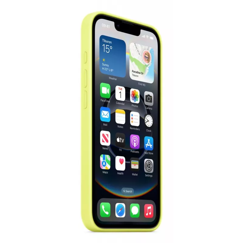 Capa Apple MGYW4ZM/A amarela iPhone 16e 15,5 cm (6,1