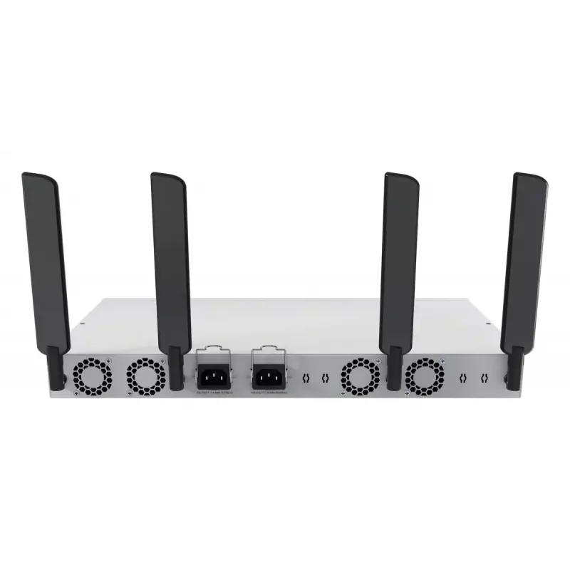 Switch de rede MikroTik CRS418-8P-8G-2S+5axQ2axQ-RM — L2/L3, 17× Gigabit RJ-45, 2× SFP+, PoE (802.3af/at), rack 1U