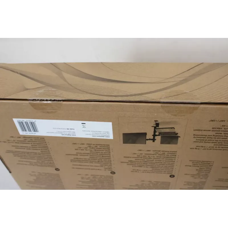 Suporte para monitor DIGITUS DA-90436 inclinação e rotação — montagem em secretária para ecrãs planos, compatível com VESA