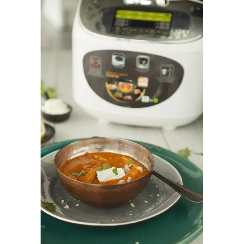 Panela elétrica Tefal RK8121 5 L 750 W prateada, branca
