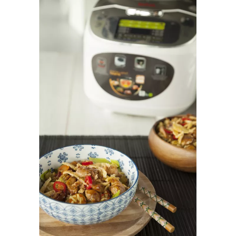 Panela elétrica Tefal RK8121 5 L 750 W prateada, branca