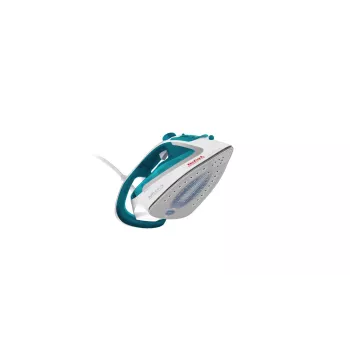 Ferro de engomar Tefal EasyGliss Plus FV5718 ferro a vapor base Durilium 2400 W turquesa, branco