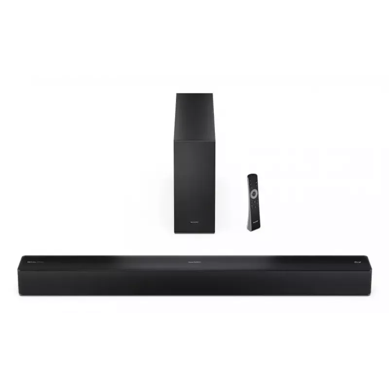 Barra de som Sharp HT-SBW310 2.1 canais 330 W preta com fios e sem fios
