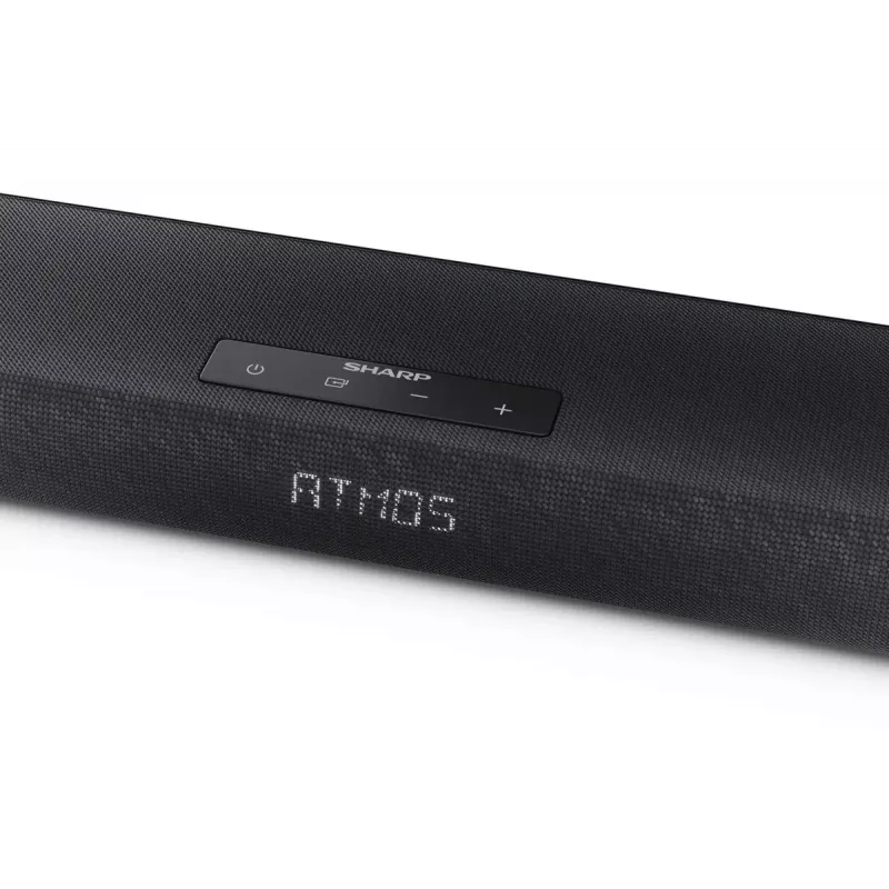 Barra de som Sharp HT-SBW320 2.1ch ultra-slim Dolby Atmos / DTS Virtual:X com subwoofer sem fios