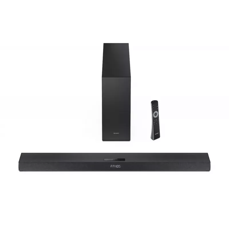 Barra de som Sharp HT-SBW320 2.1ch ultra-slim Dolby Atmos / DTS Virtual:X com subwoofer sem fios