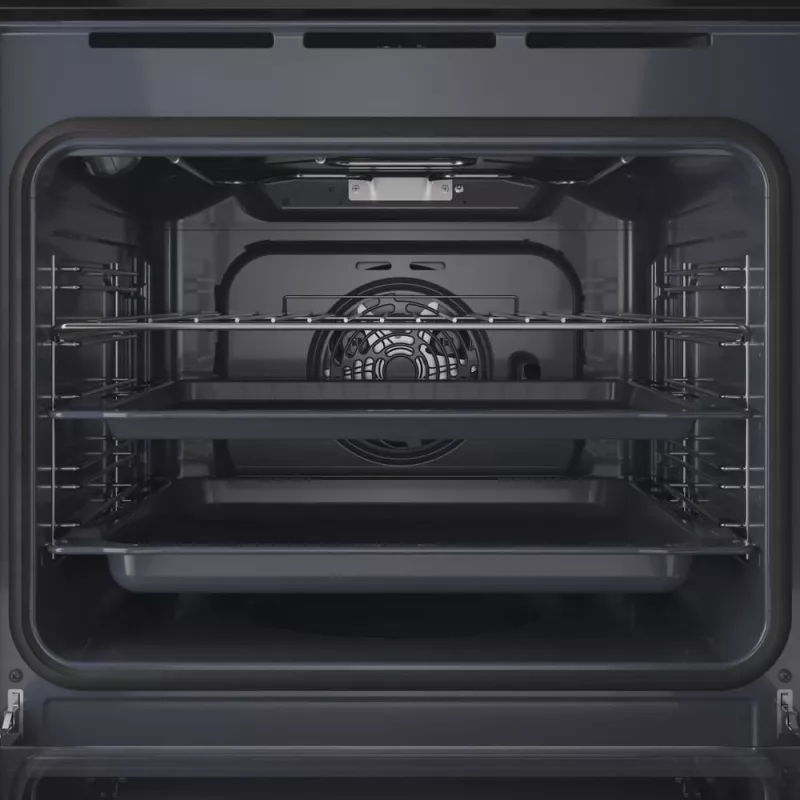 Forno elétrico de encastrar INDESIT IO K58HS B — 71 L, limpeza hidrolítica, convecção, grelhador, vapor