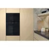 Micro-ondas de encastrar Whirlpool MBNA920B, grelhador, 750 W, 22 L, preto, porta push