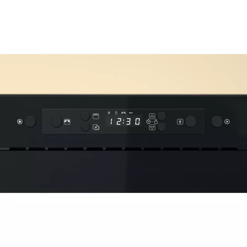 Micro-ondas de encastrar Whirlpool MBNA920B, grelhador, 750 W, 22 L, preto, porta push