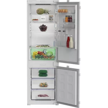 Combinado de encastrar BEKO B3BCNA294HS — 270 l de volume total, indicador LED, classe E, branco