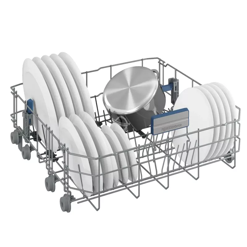 Máquina de lavar loiça BEKO | BDIN38542P | Encastre | Largura 60 cm | Número de conjuntos 15 | Número de programas 8 | Classe de eficiência energética C | Visor | Função AquaStop | Branco