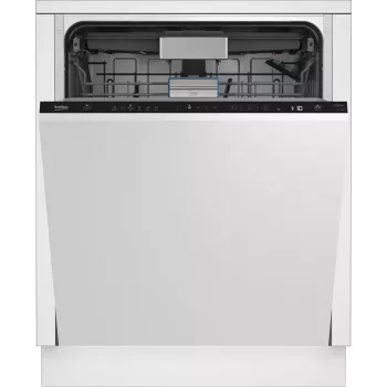 Máquina de lavar loiça totalmente integrada BEKO BDIN36532 — 15 conjuntos, 60 cm, aço inoxidável, 45 dB, classe de eficiência energética D