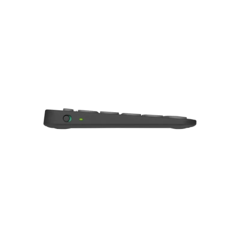 Teclado Logitech Pebble Keys 2 K380s Universal RF Wireless + Bluetooth QWERTY US International grafite