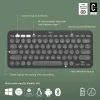 Teclado Logitech Pebble Keys 2 K380s Universal RF Wireless + Bluetooth QWERTY US International grafite