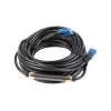 Cabo HDMI LANBERG CA-HDMI-20CU-0200-BK — 20 m, HDMI 2.0, 18 Gbit/s, 4K (2160p), 144 Hz, ARC, Ethernet, banhado a ouro