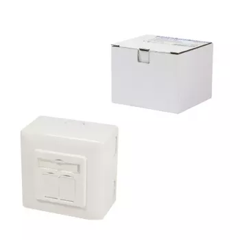 Tomada de rede 2 x RJ-45 LogiLink NP0124