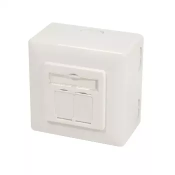 Tomada de rede 2 x RJ-45 LogiLink NP0124