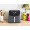 Fritadeira Tefal Easy Fry Mega EY855BE0 individual 7,5 l de bancada 2020 W fritadeira de ar quente cinzenta