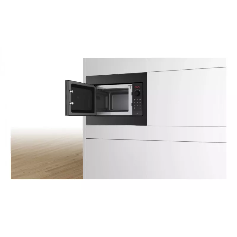 Micro-ondas Bosch Serie 2 BFL523MB4 preto micro-ondas solo encastrável 20 l 800 W