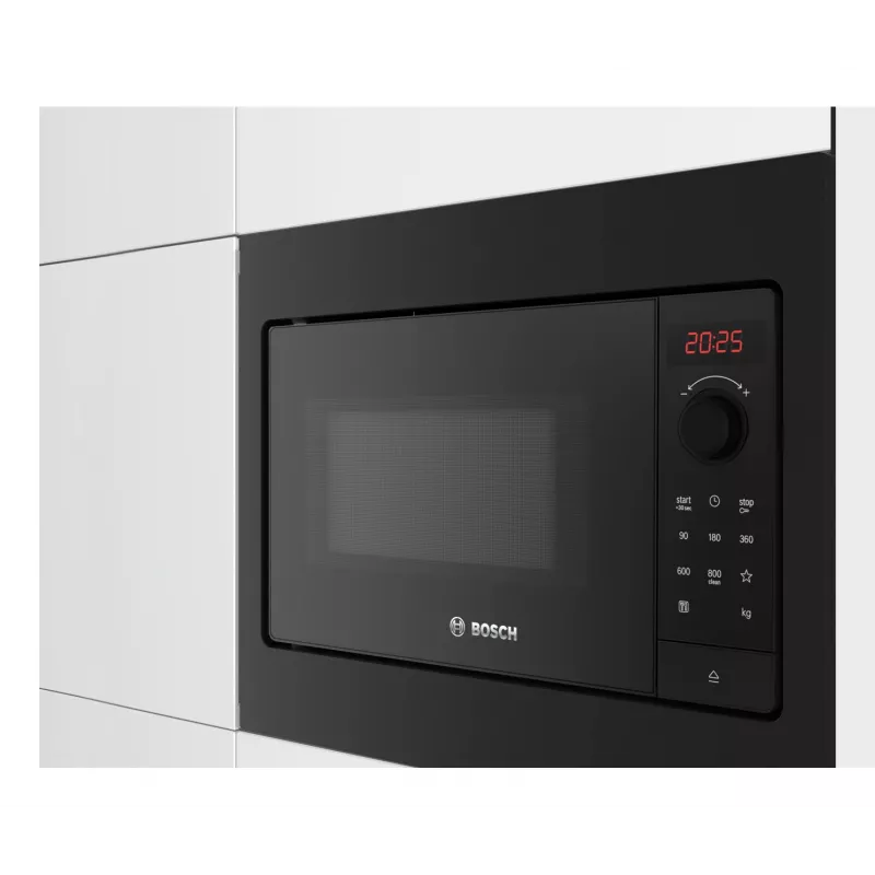 Micro-ondas Bosch Serie 2 BFL523MB4 preto micro-ondas solo encastrável 20 l 800 W