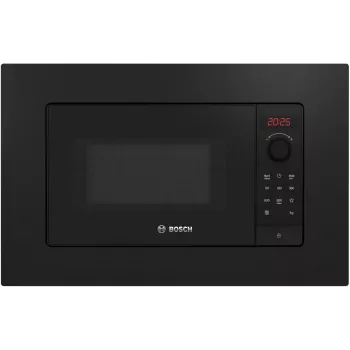 Micro-ondas encastrável Bosch Serie 2 BFL623MB4 20 L 800 W visor LED preto botão rotativo