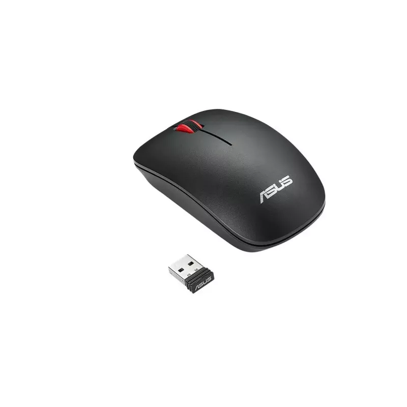 Rato ASUS WT300 RF /BK-RD escritório ambidestro RF sem fios ótico 1600 DPI