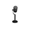 Microfone para PC com fios GENESIS Radium 350D – USB Type-A/Type-C, sensibilidade -48 dB, 16–14.000 Hz, cabo de 2,5 m, preto