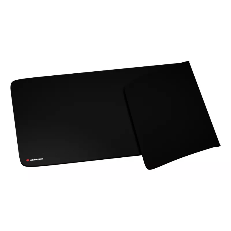 GENESIS Carbon 500 Hyper Logo, preto, monocromático, tecido, borracha, tapete de rato gaming