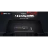 GENESIS Carbon 500 Hyper Logo, preto, monocromático, tecido, borracha, tapete de rato gaming